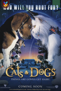 دانلود فیلم سگها و گربه ها Cats and Dogs 2001 زیرنویس فارسی چسبیده