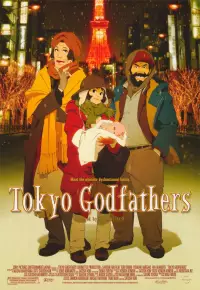 انیمیشن  پدرخوانده های توکیو 2003 Tokyo Godfathers زیرنویس فارسی چسبیده